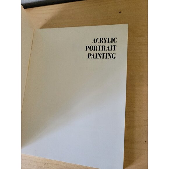 Vtg Acrylic Portrait Painting Softcover Book By Helen Van Wyk Made/Printed Japan - Picture 4 of 12